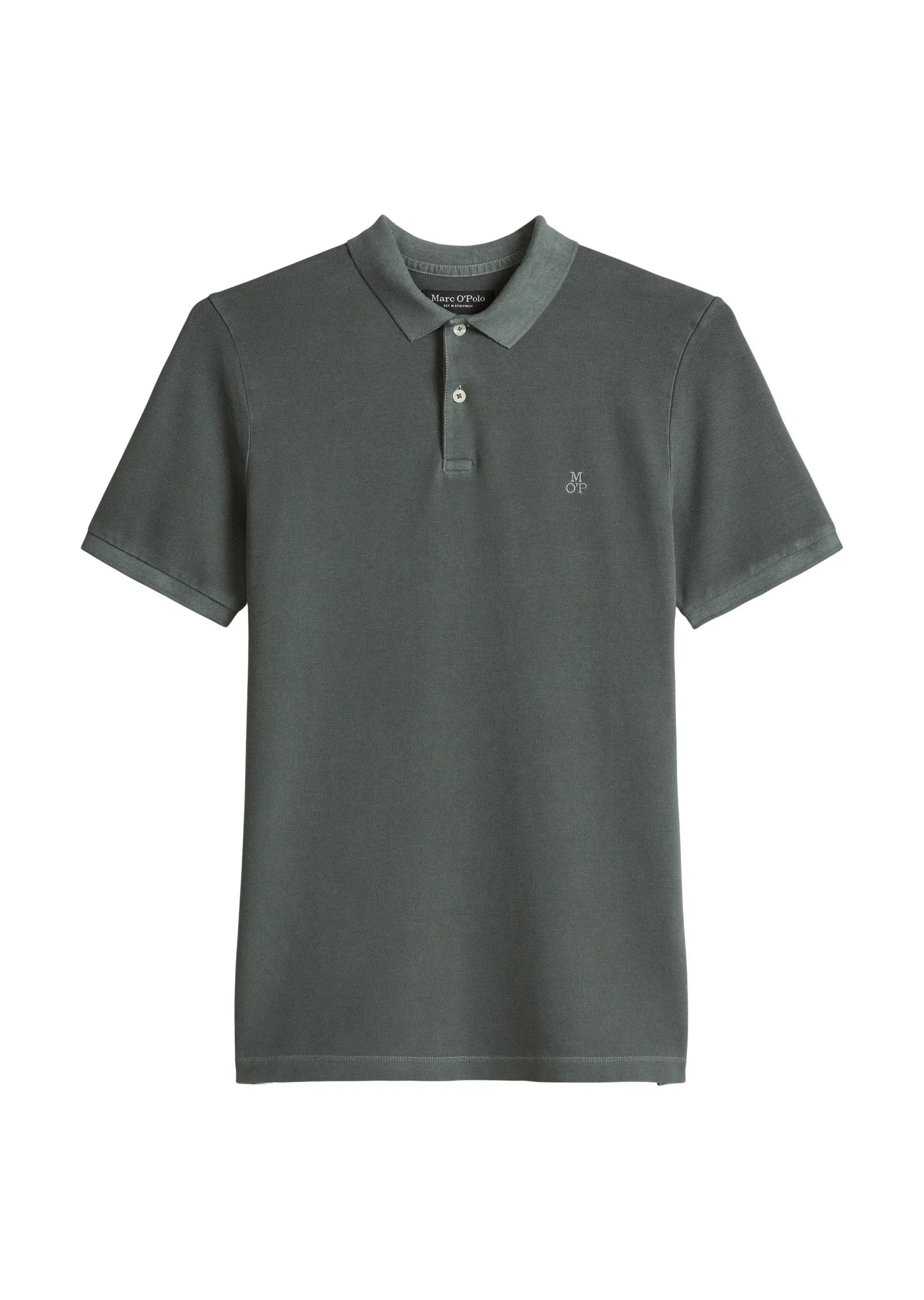 Poloshirt Piqué shaped  garment-dyed