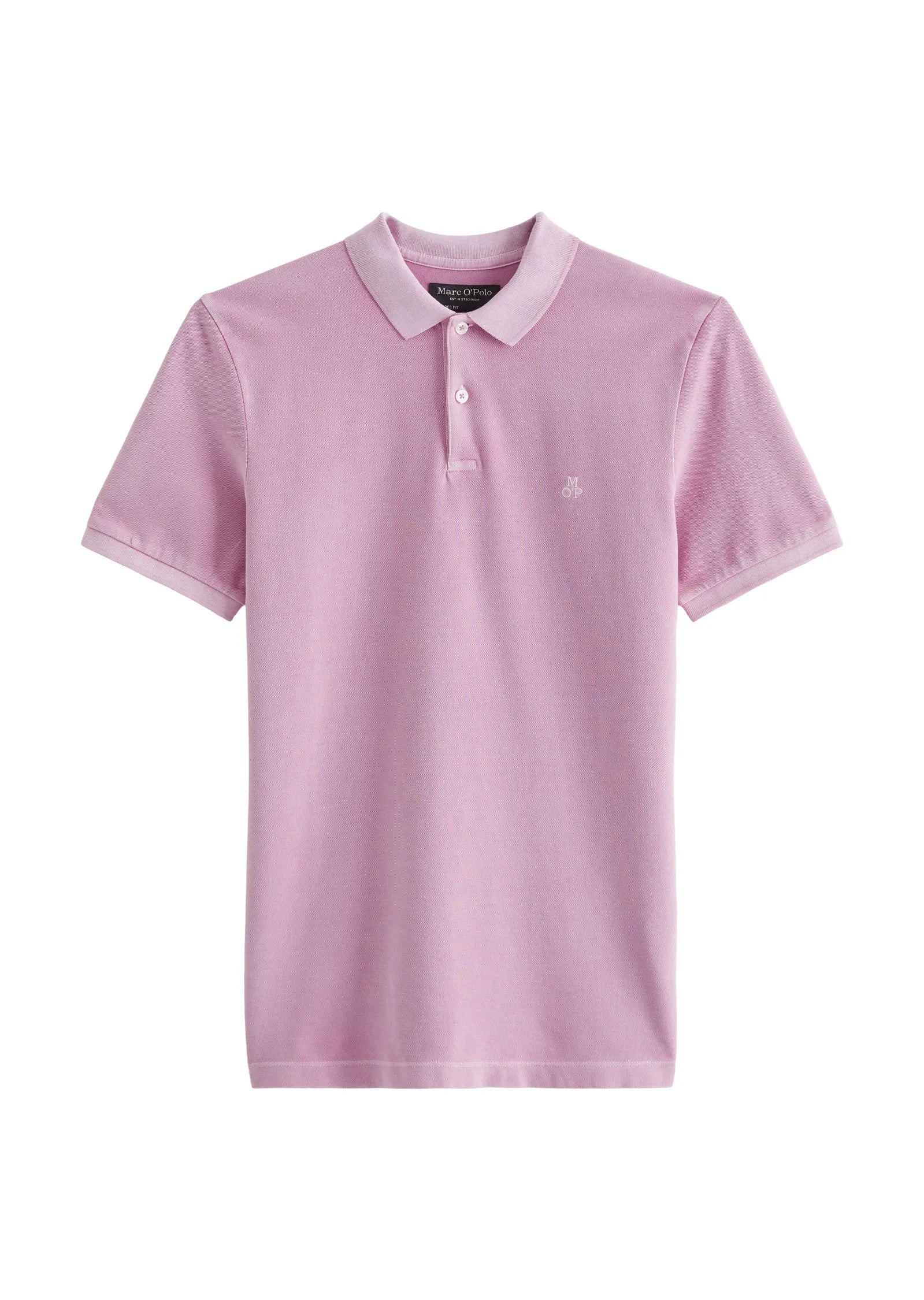 Poloshirt Piqué shaped  garment-dyed