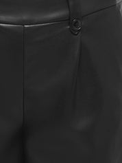 Hose CARLESA Straight Leg aus Kunstleder