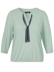 T-Shirt V-Ausschnitt 3/4 Arm Schluppe