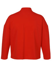 Jacke mit Stehkragen aus Viskosemix