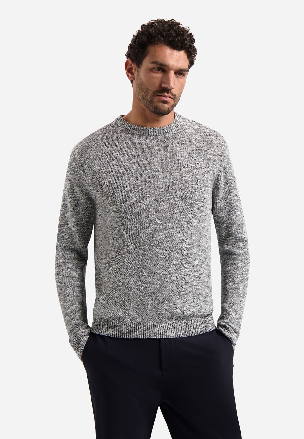 Strickpullover aus Baumwollmix