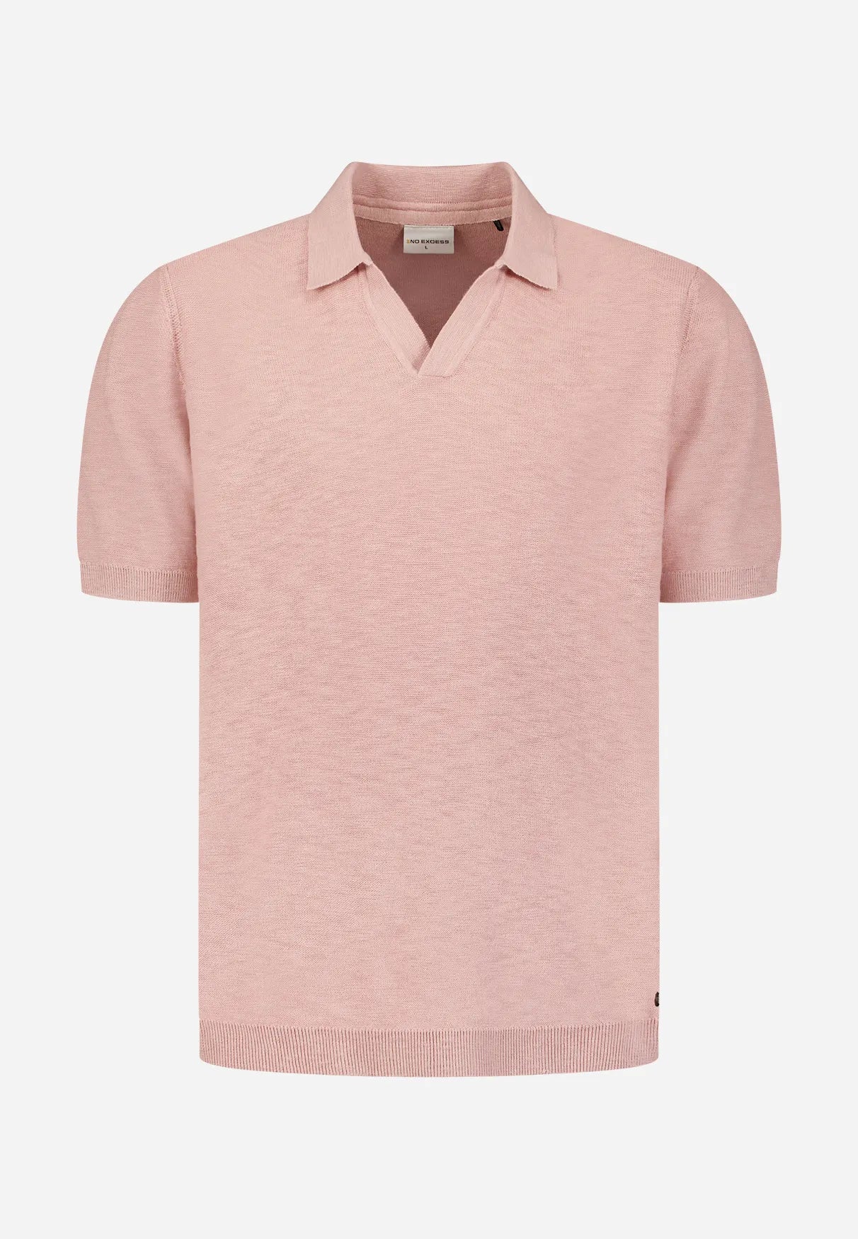 Strick-Poloshirt aus Baumwolle