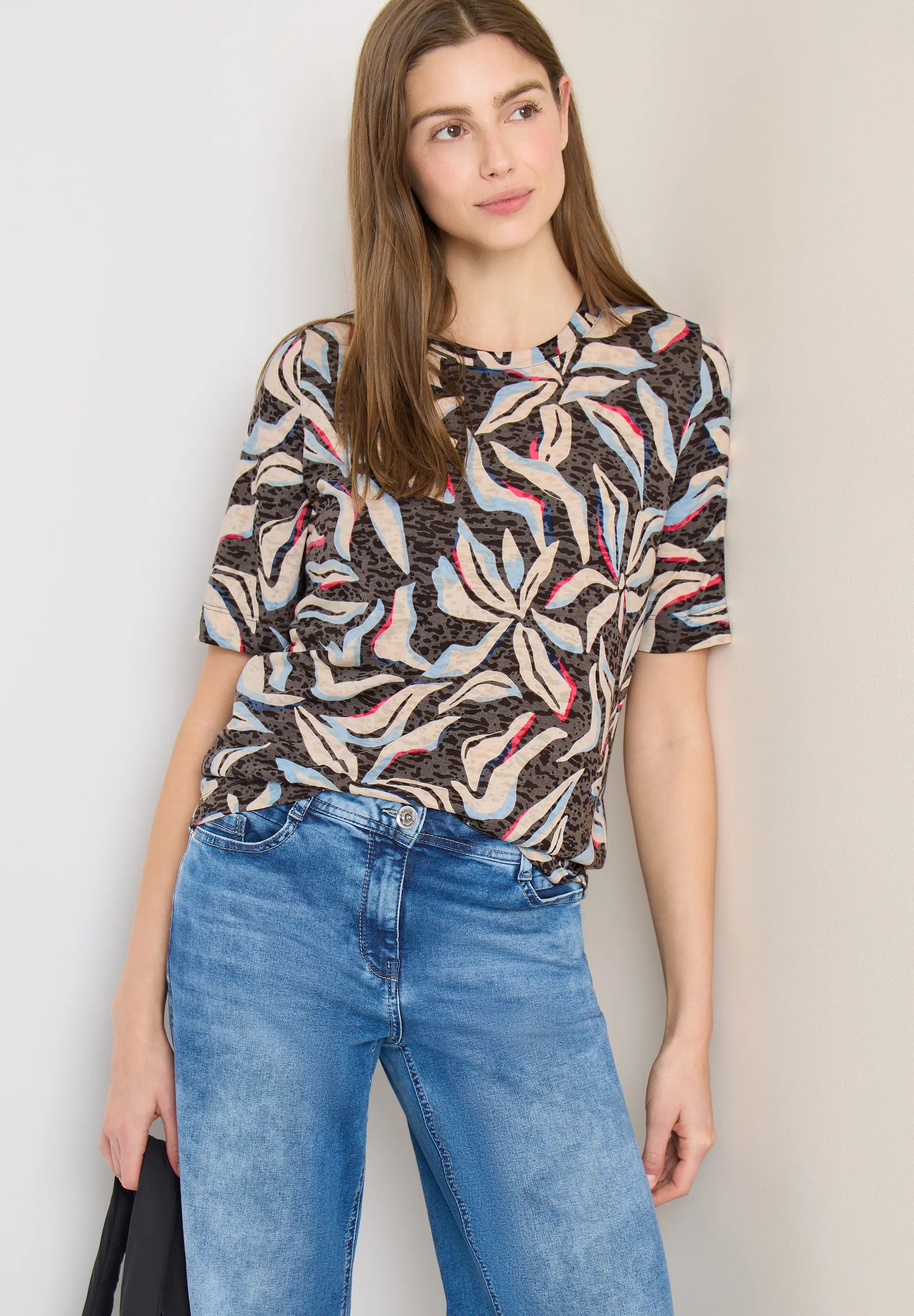 T-Shirt AOP BURNOUT Regular Fit