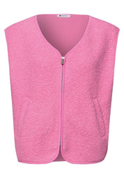 Teddy-Weste mit V-Neck