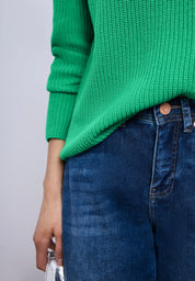 Strickpullover aus Baumwollmix