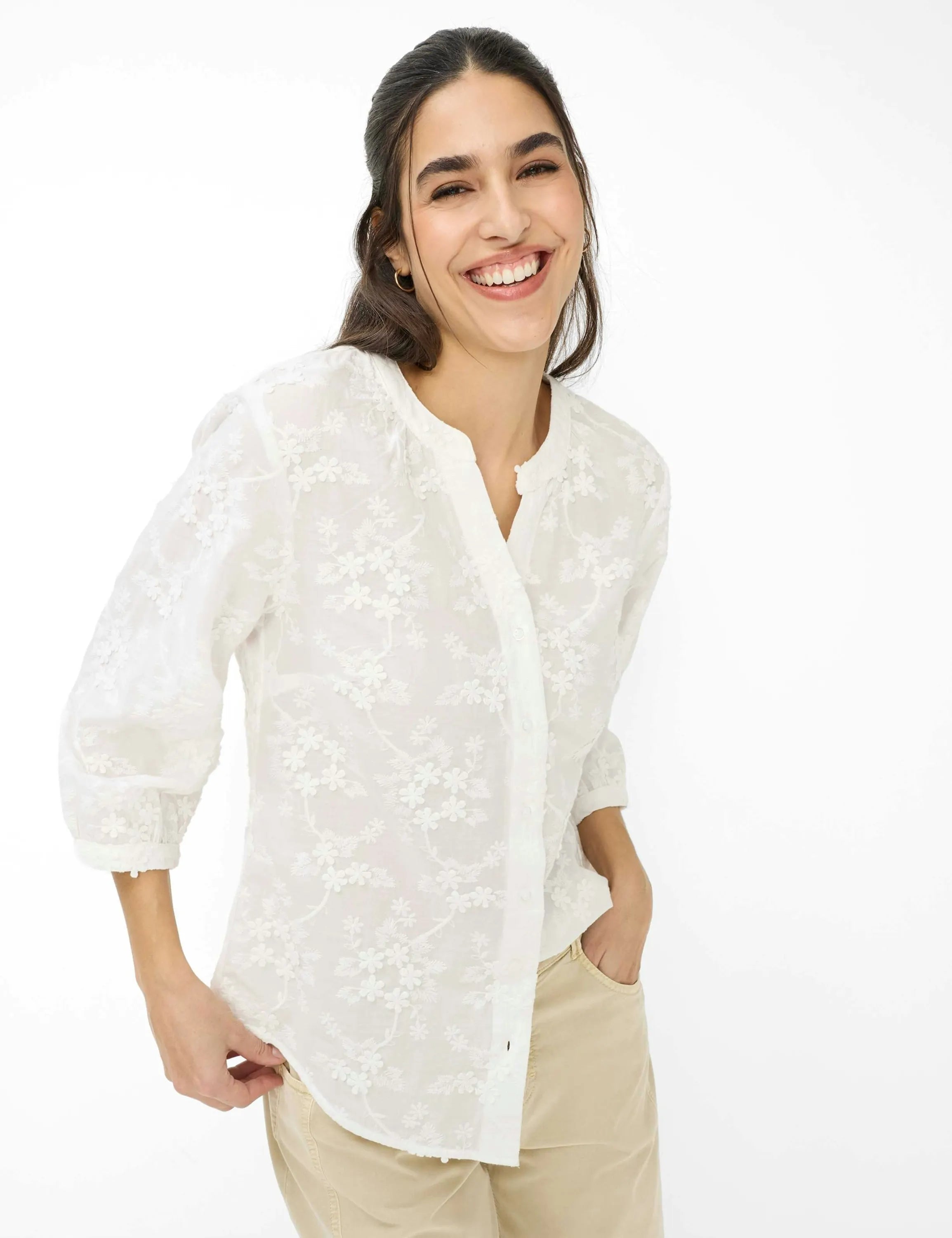 Bluse VELIA aus Baumwolle