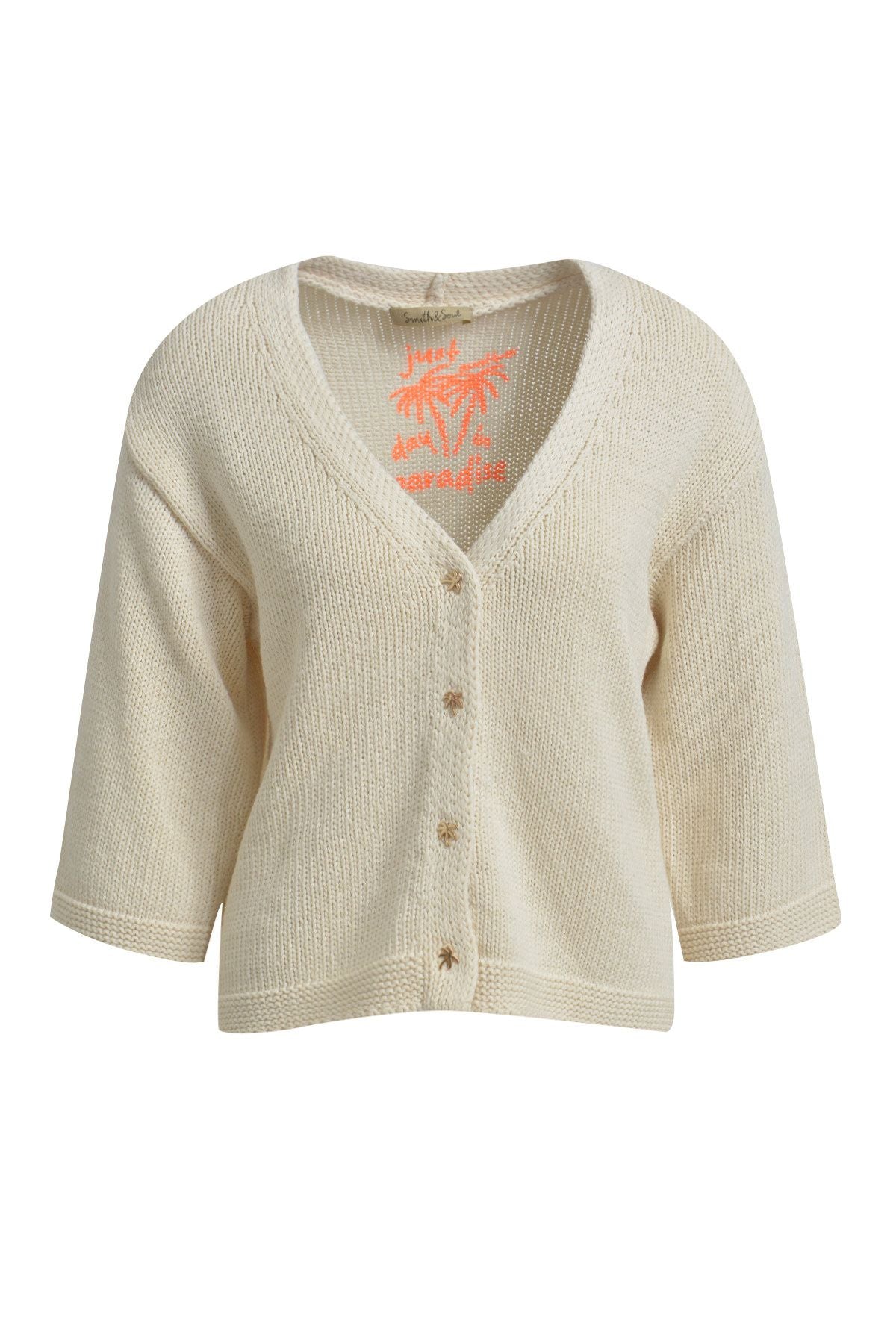 Strick-Cardigan aus Baumwollmix