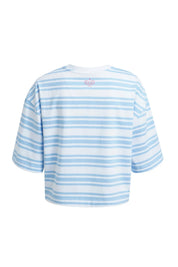 Boxy cropped T-shirt Striped