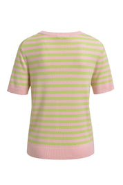 Strick-T-Shirt aus Viskosemix