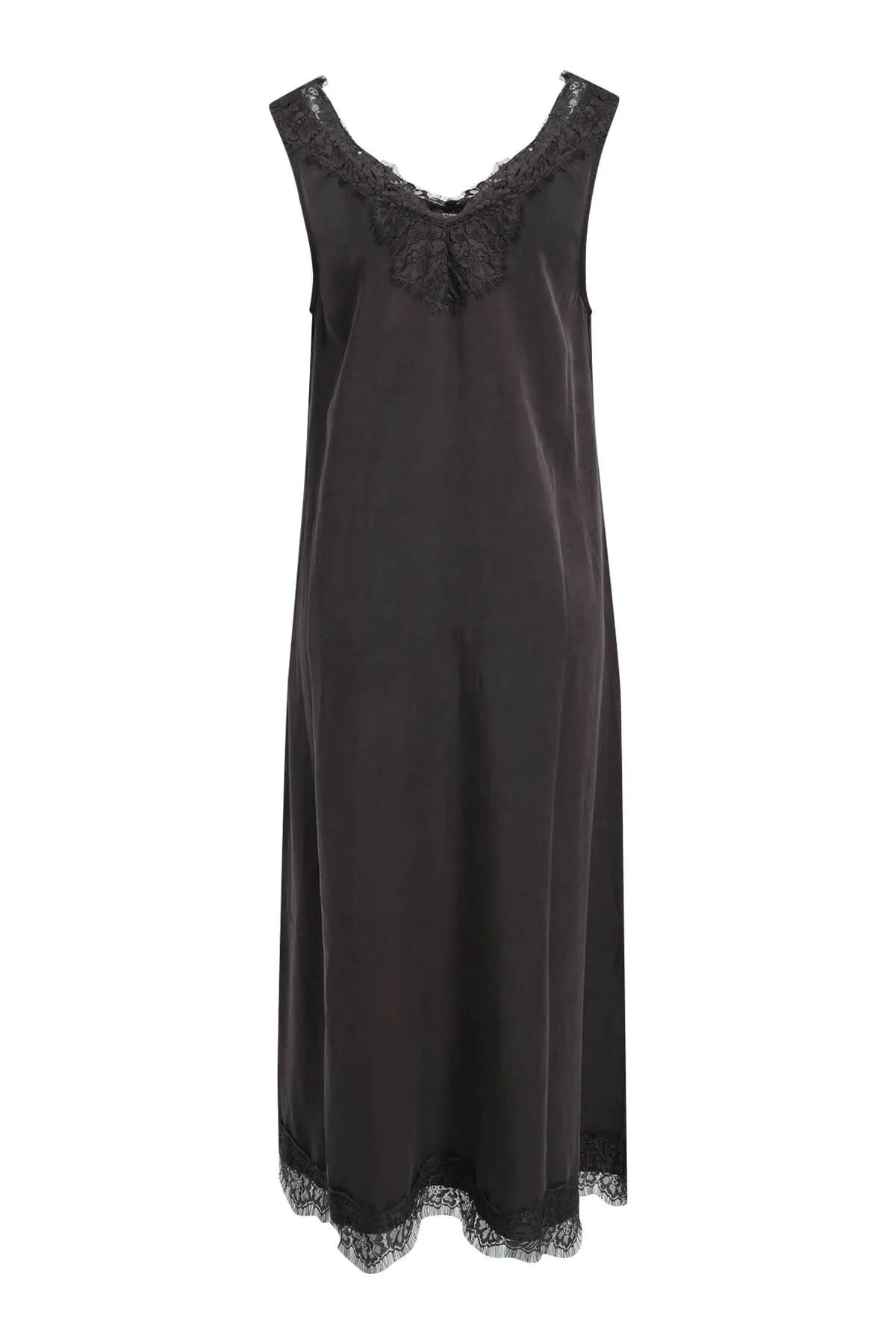 Freizeitkleid Maxi mit Spitze