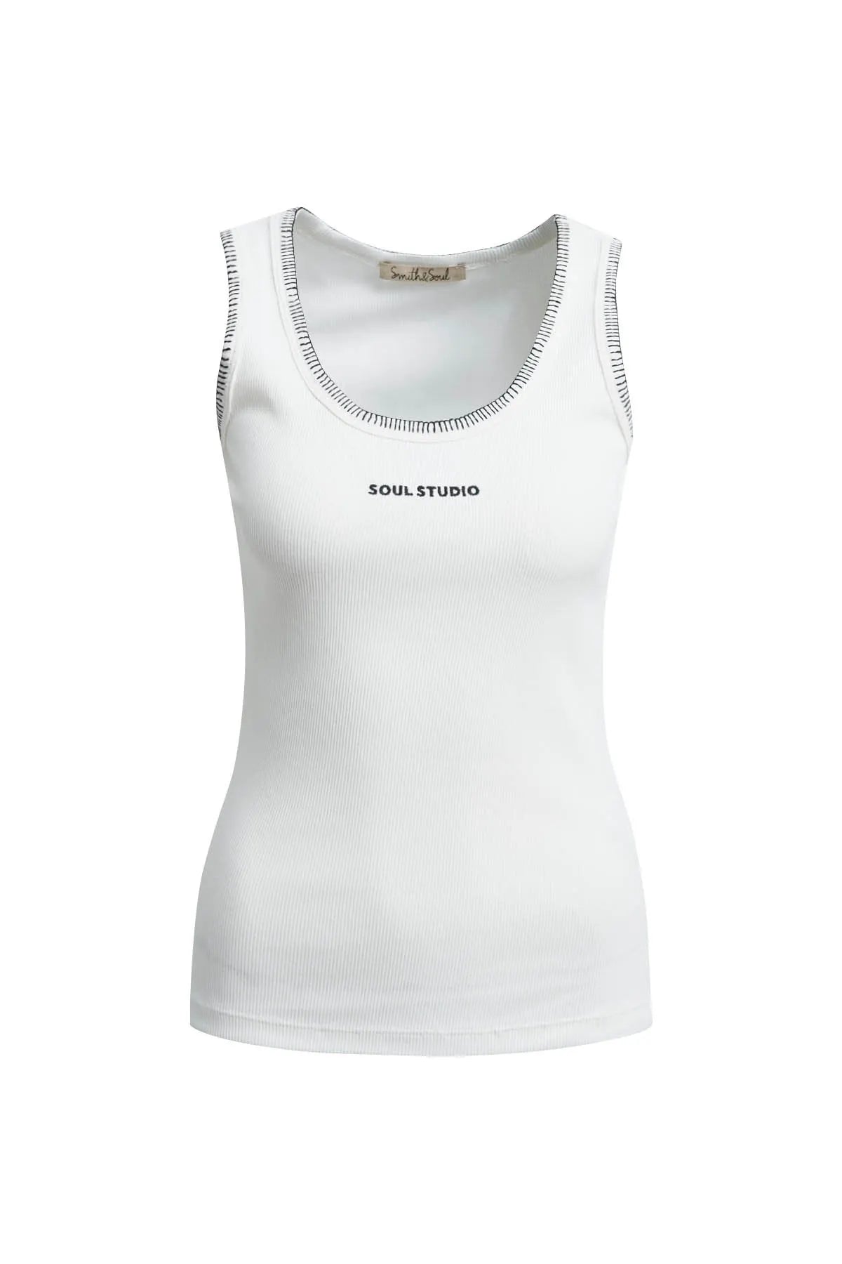 Tanktop aus Rippstrick