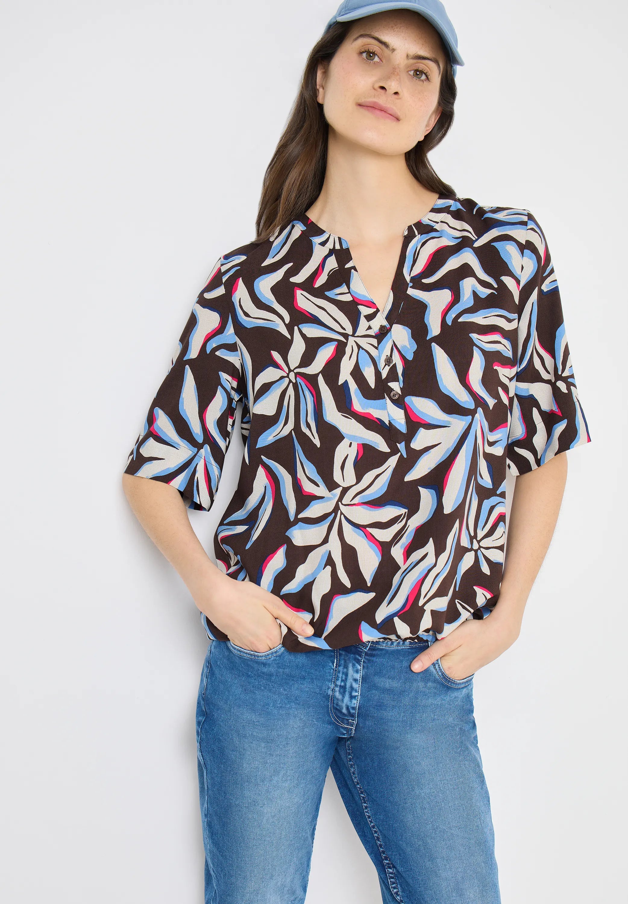 Bluse Relaxed Fit aus Viskose