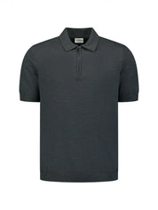 Strick Polo-Shirt