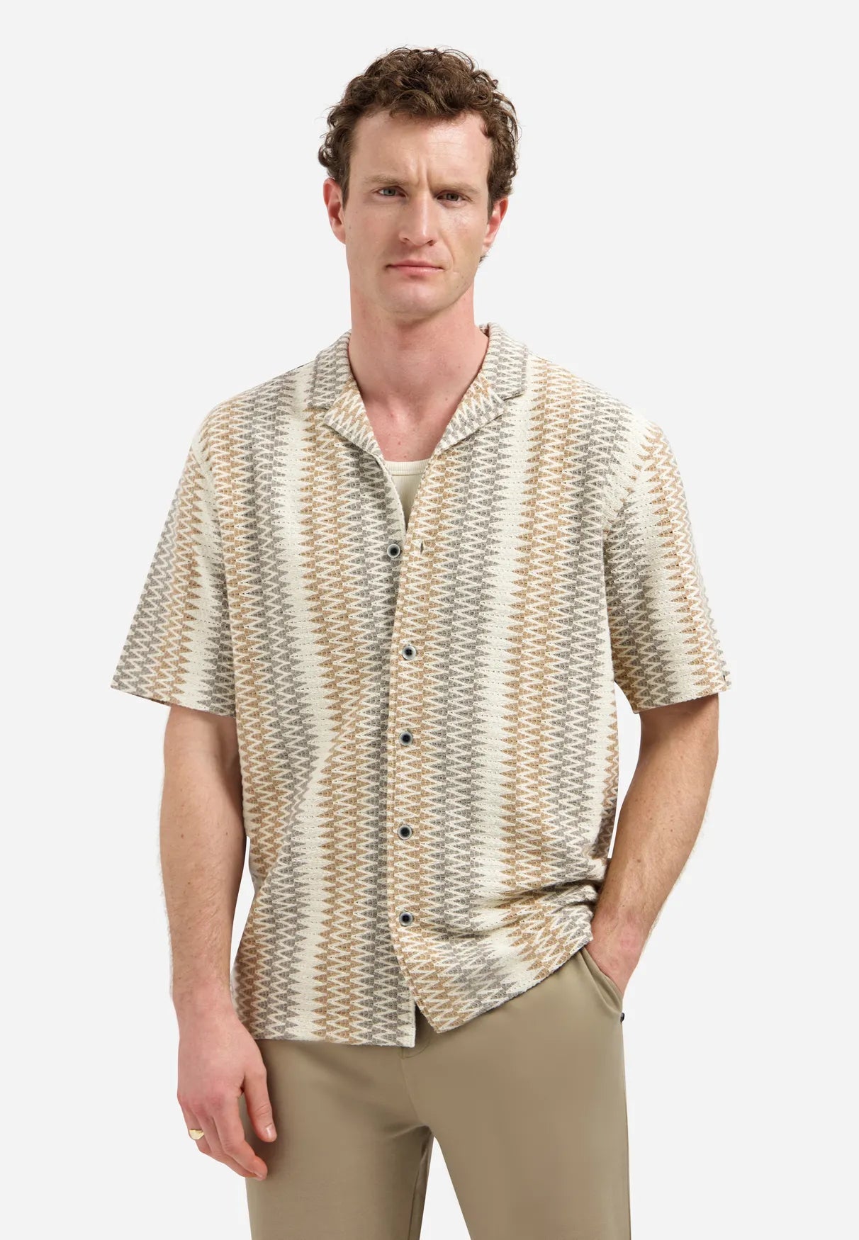 Shirt Jacquard Fancy ZigZag