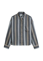Bluse gestreift Regular Fit