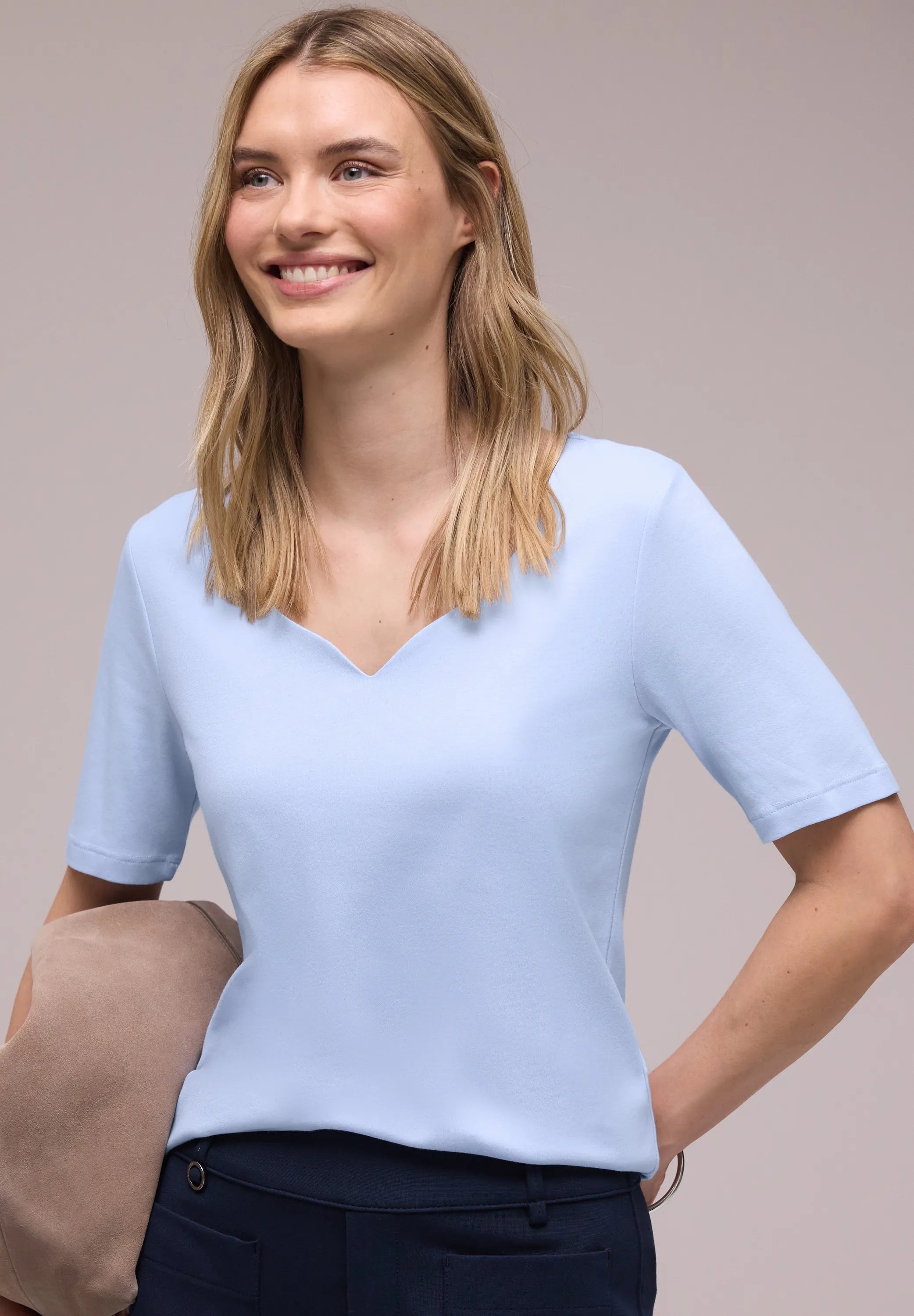 T-Shirt aus Baumwollmix
