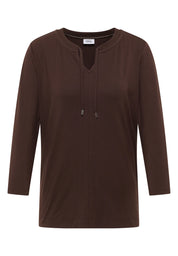 Langarmshirt Regular Fit aus Baumwollmix