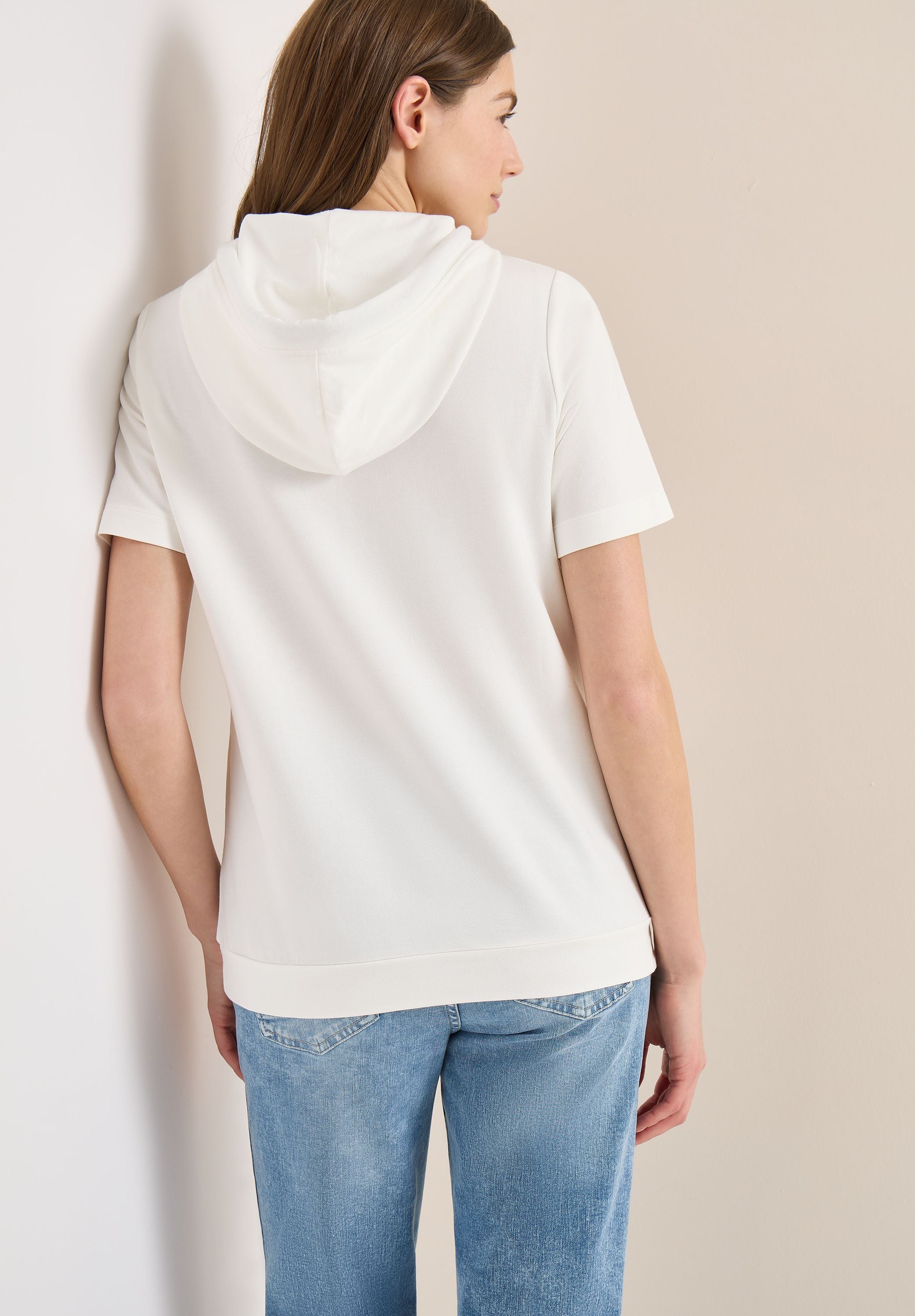 T-Shirt Regular Fit mit Kapuze