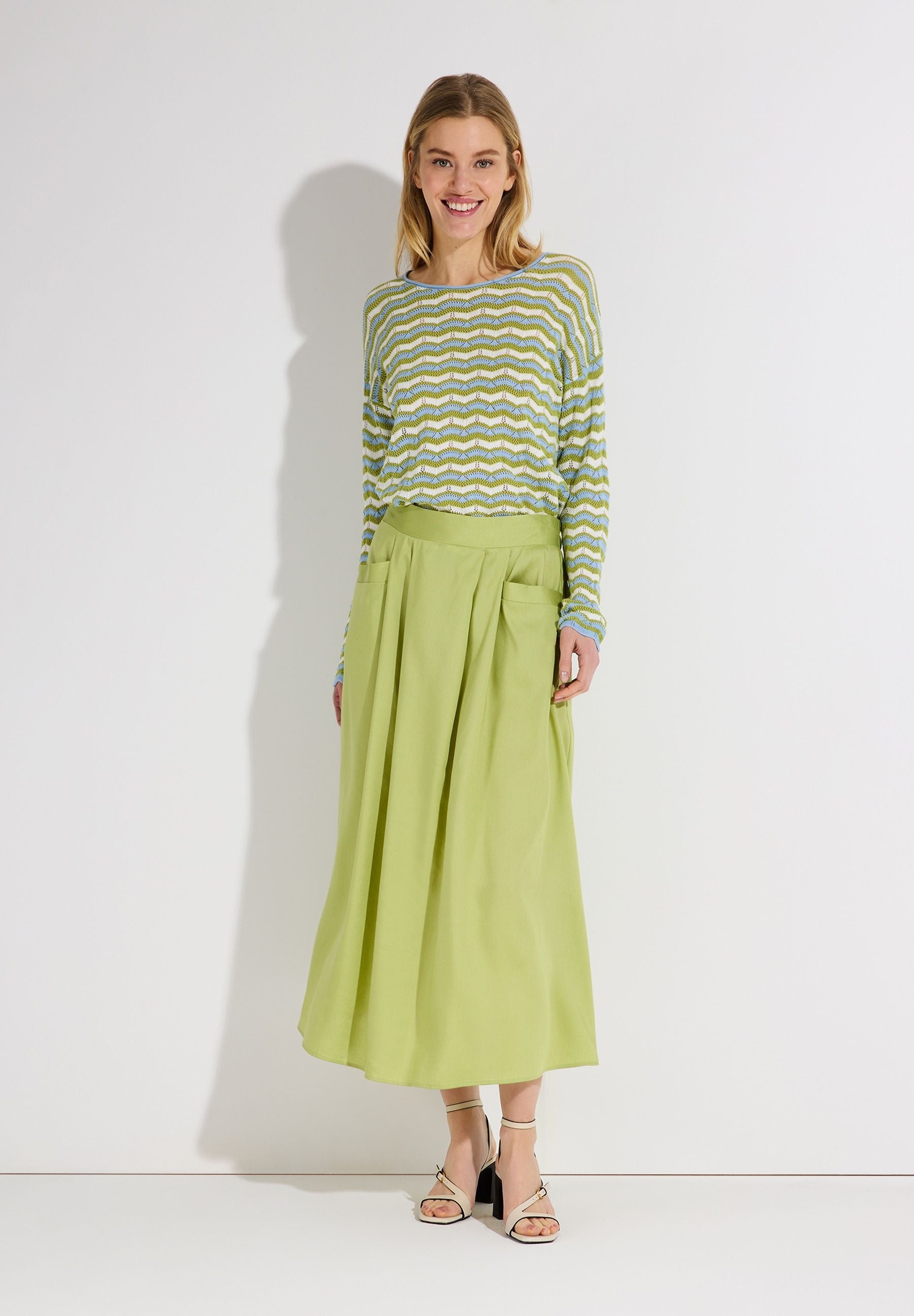 Strickpullover aus Baumwollmix