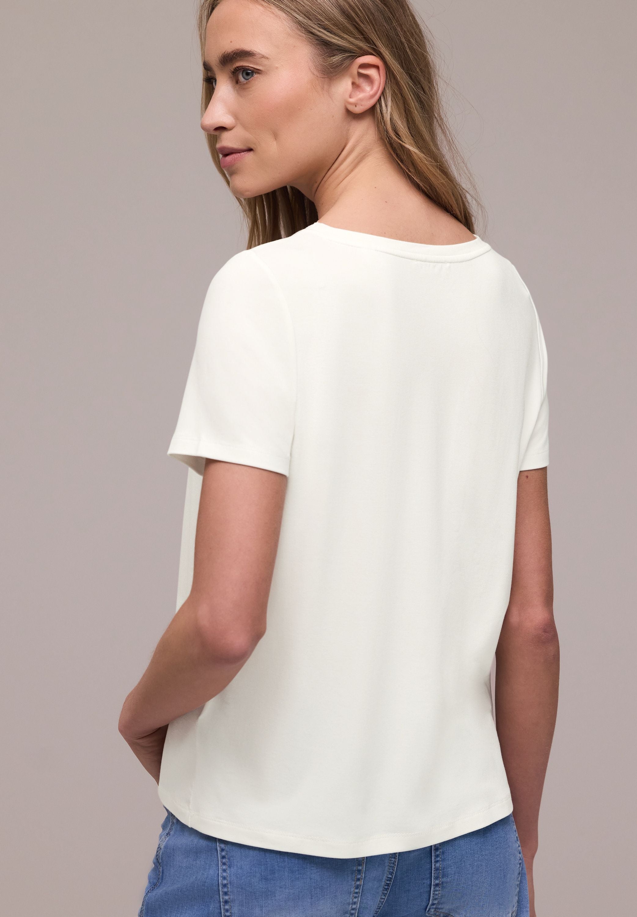 T-Shirt aus Viskose