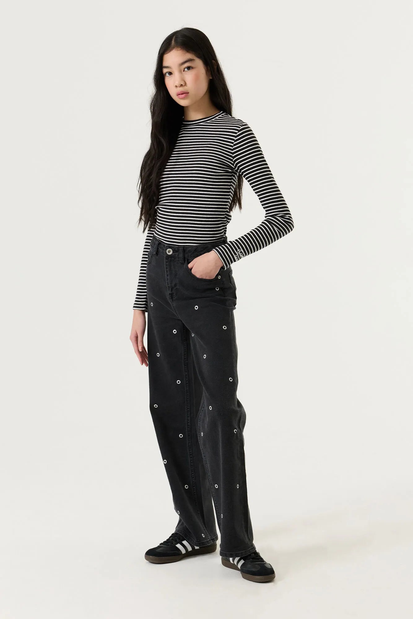Langarmshirt aus Baumwolle