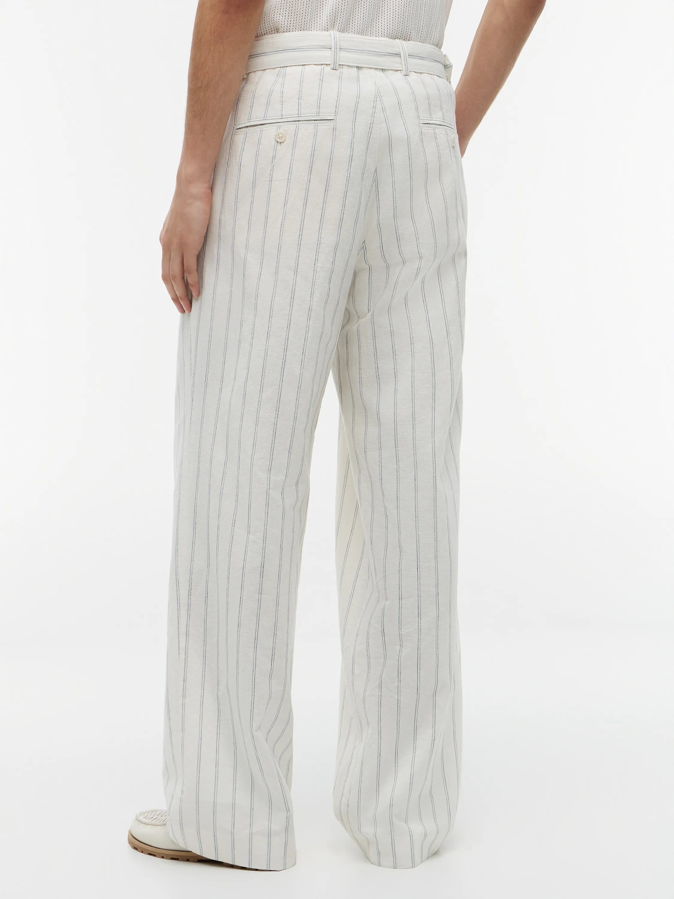 Leinenhose Loose Fit