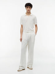 Leinenhose Loose Fit