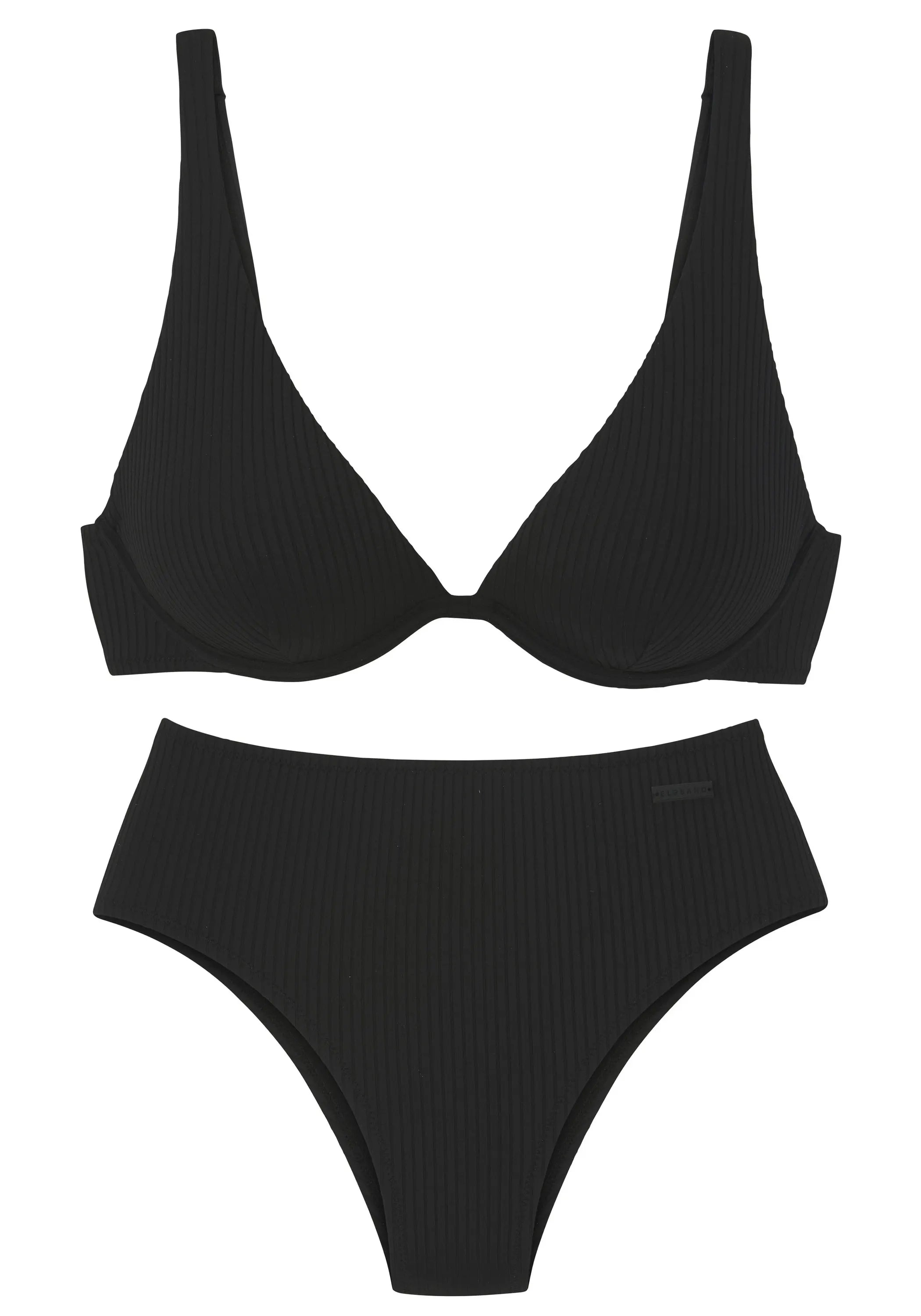 Bügel-Bikini-Set gerippt