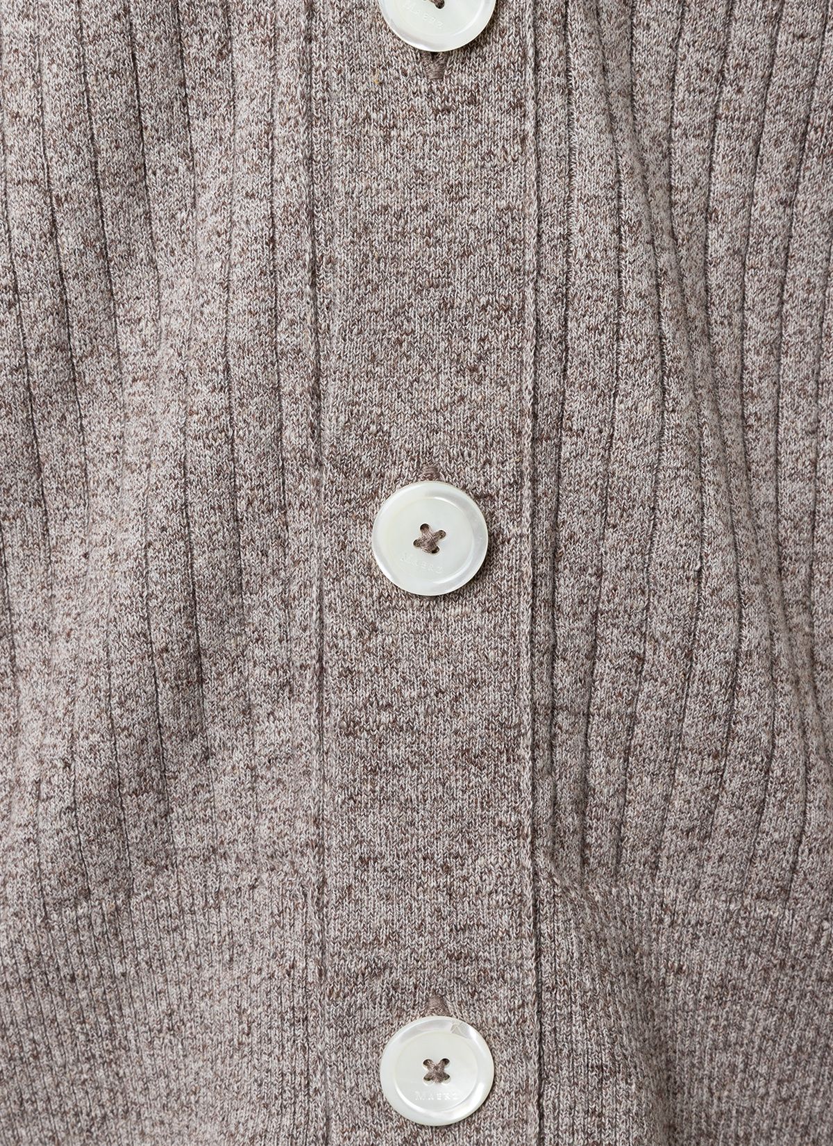 Strickcardigan aus Baumwollmix