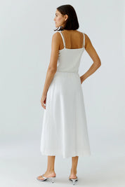 Leinenrock Midi