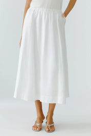 Leinenrock Midi