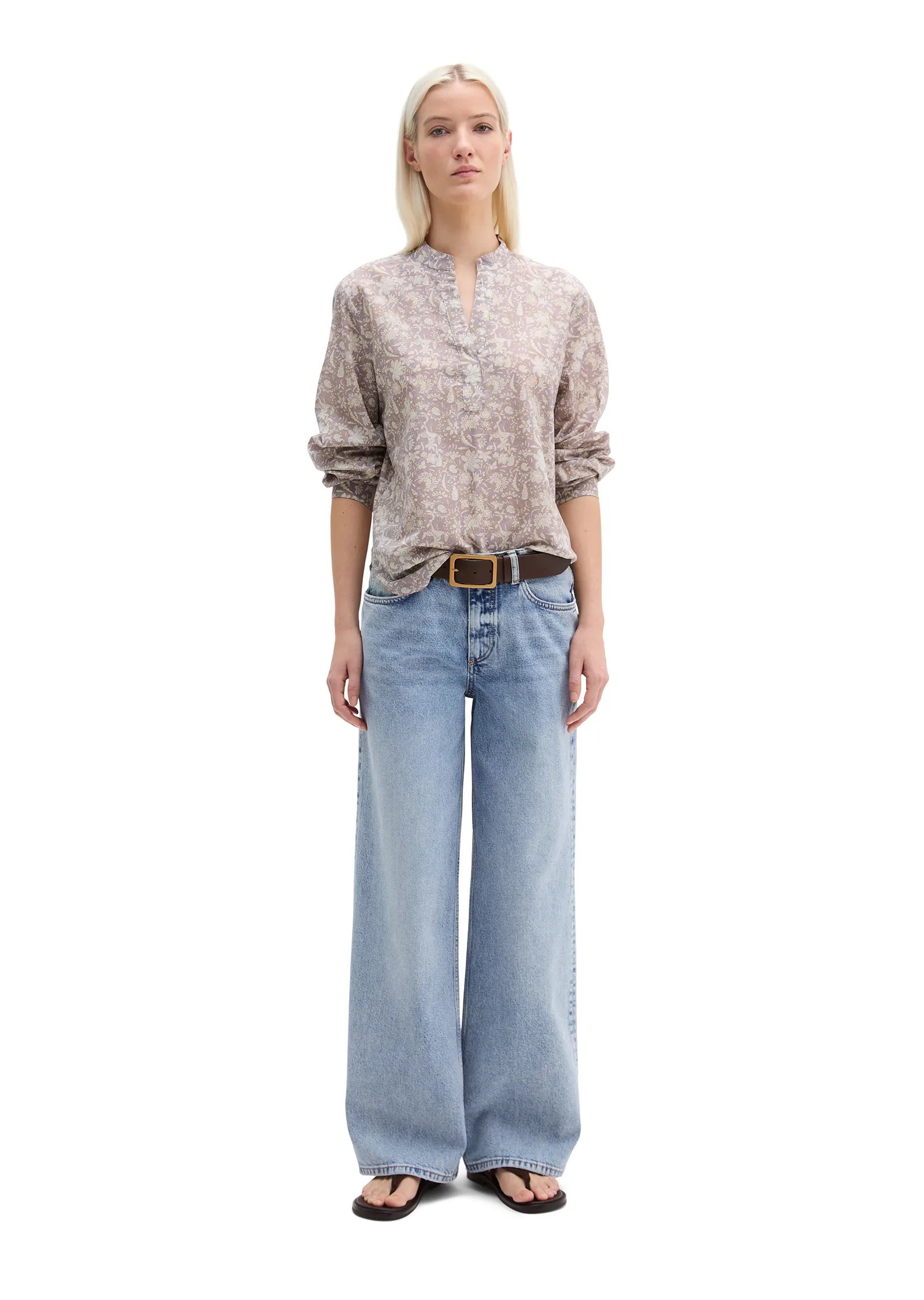 Bluse Regular Fit aus Baumwolle
