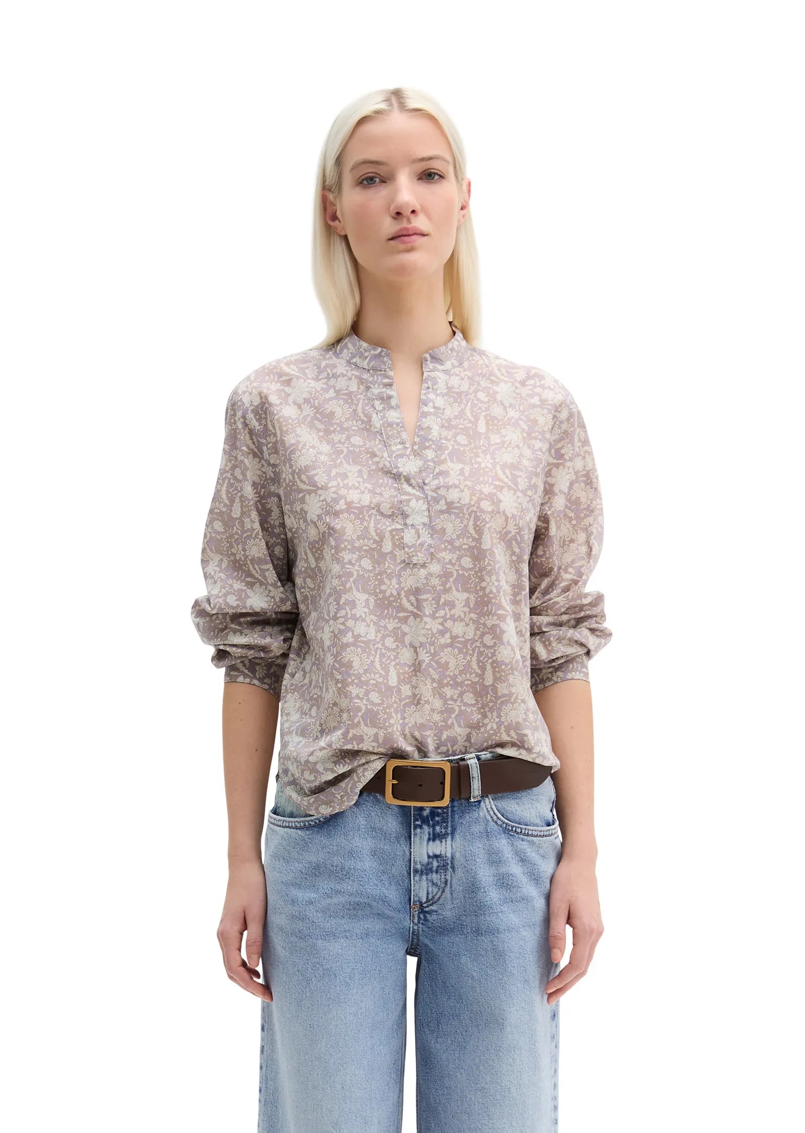 Bluse Regular Fit aus Baumwolle