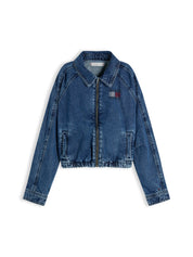 Jeansjacke aus Baumwolle