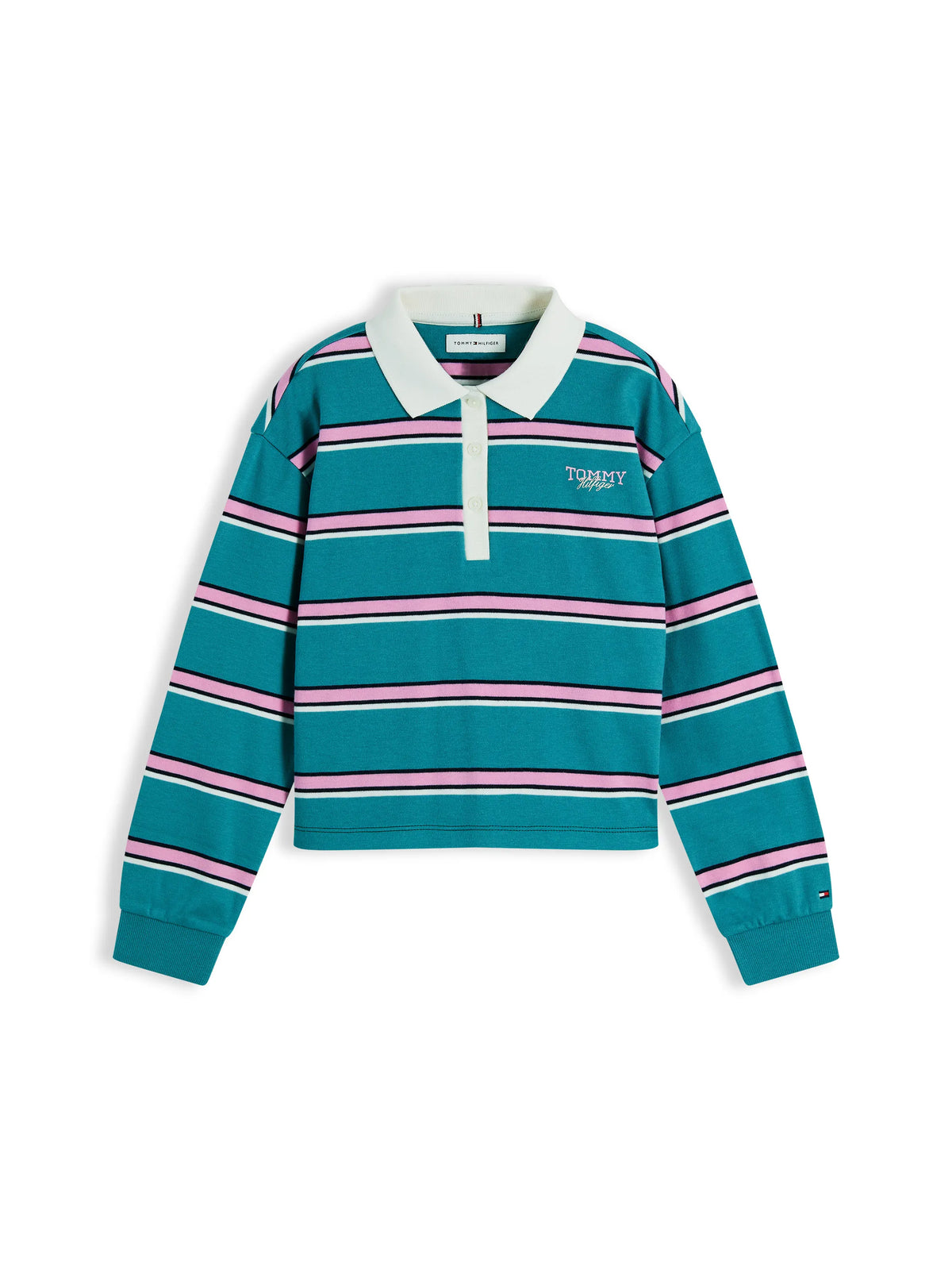 Langarm-Poloshirt aus Baumwolle