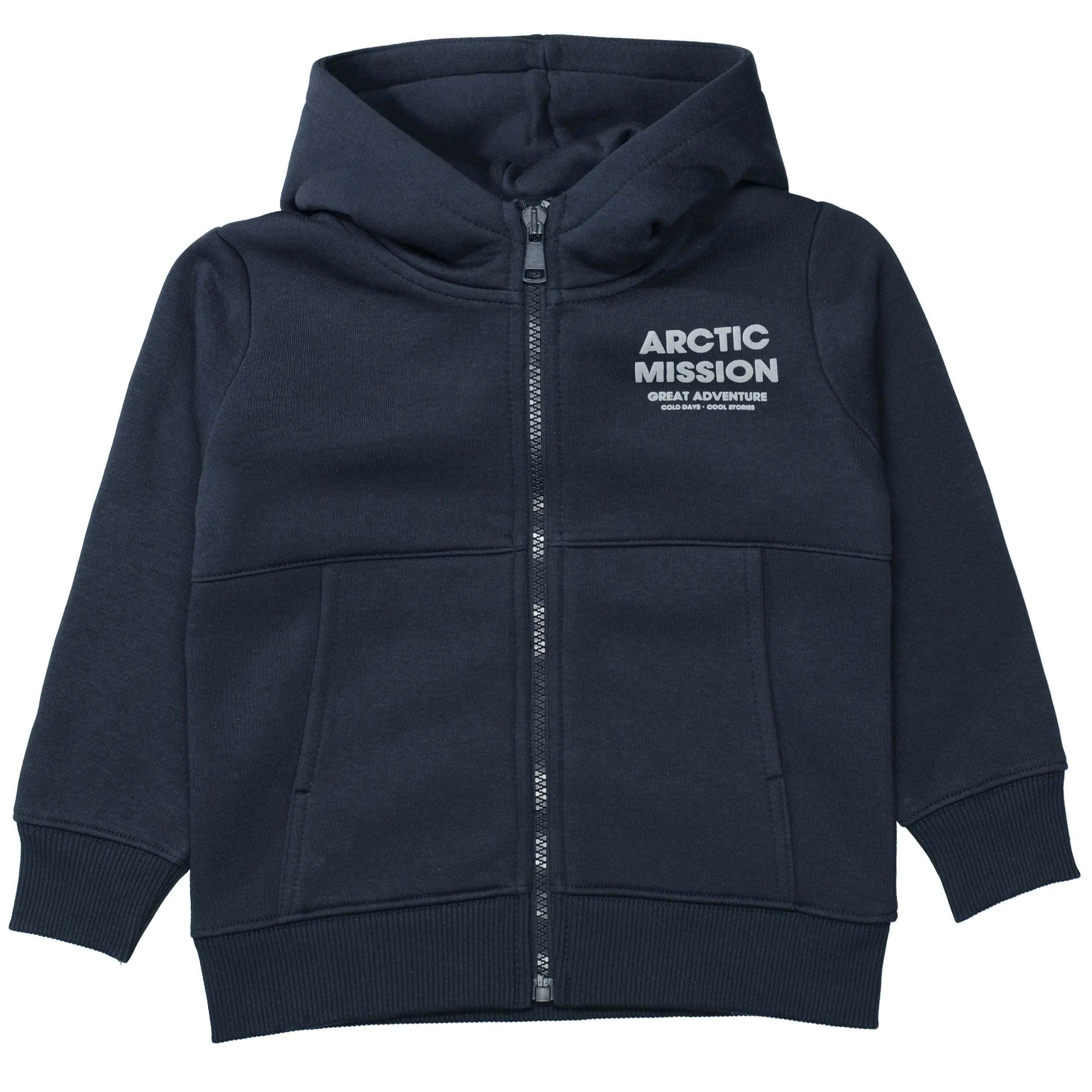 Sweatjacke aus Baumwollmix