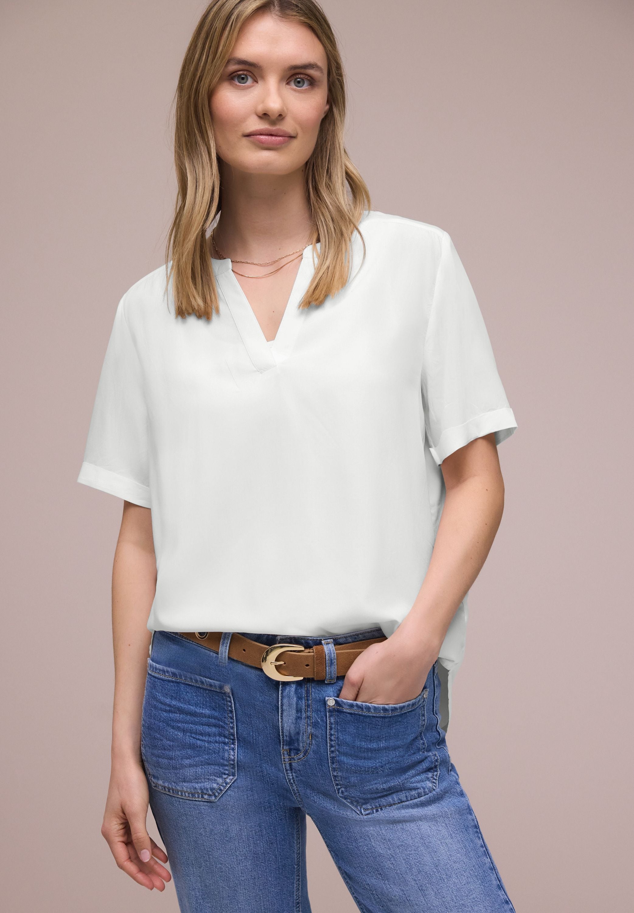 Bluse aus Viskose