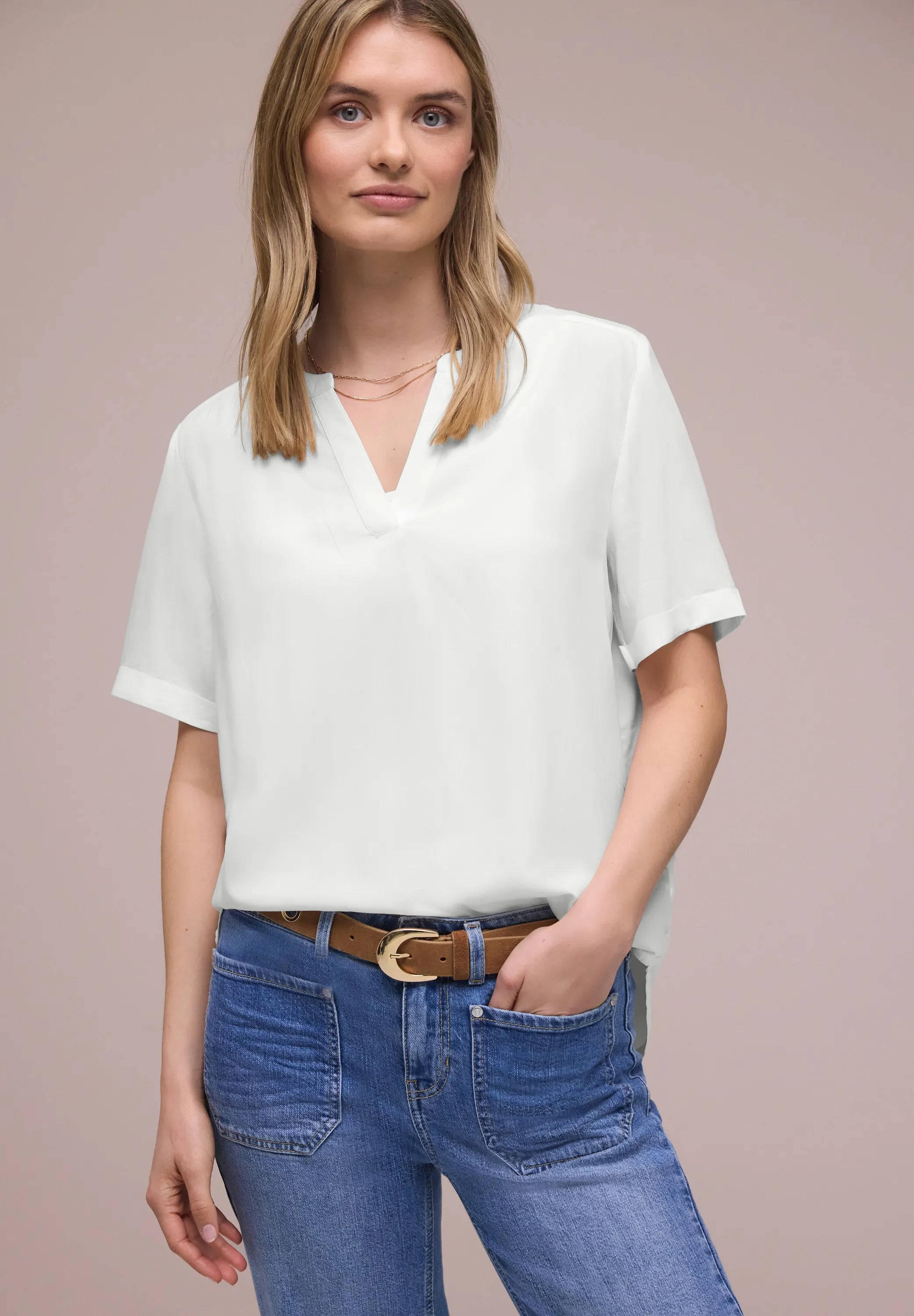 Bluse aus Viskose