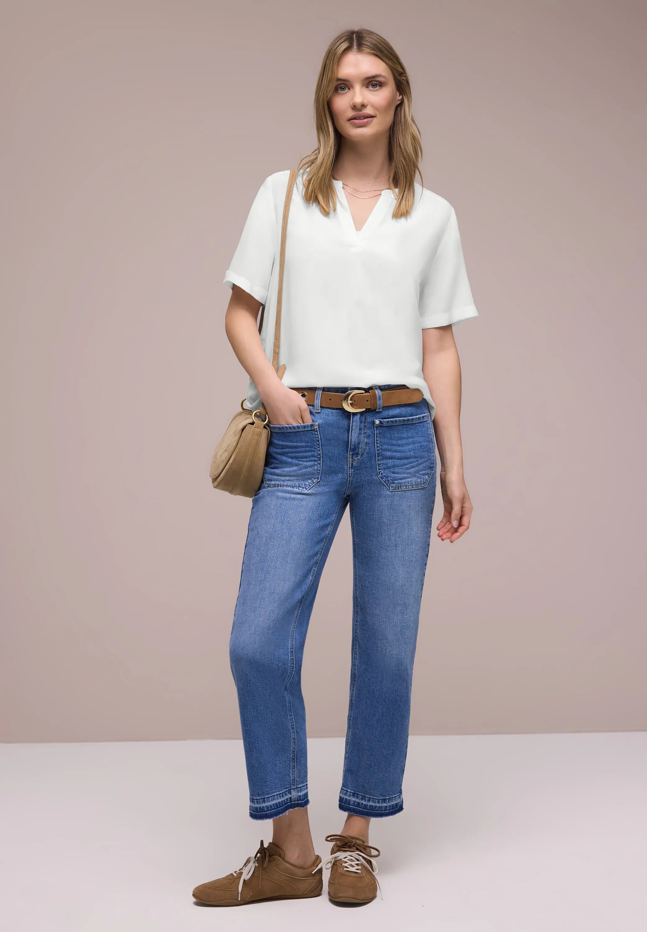 Bluse aus Viskose