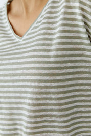 T-Shirt aus Leinen