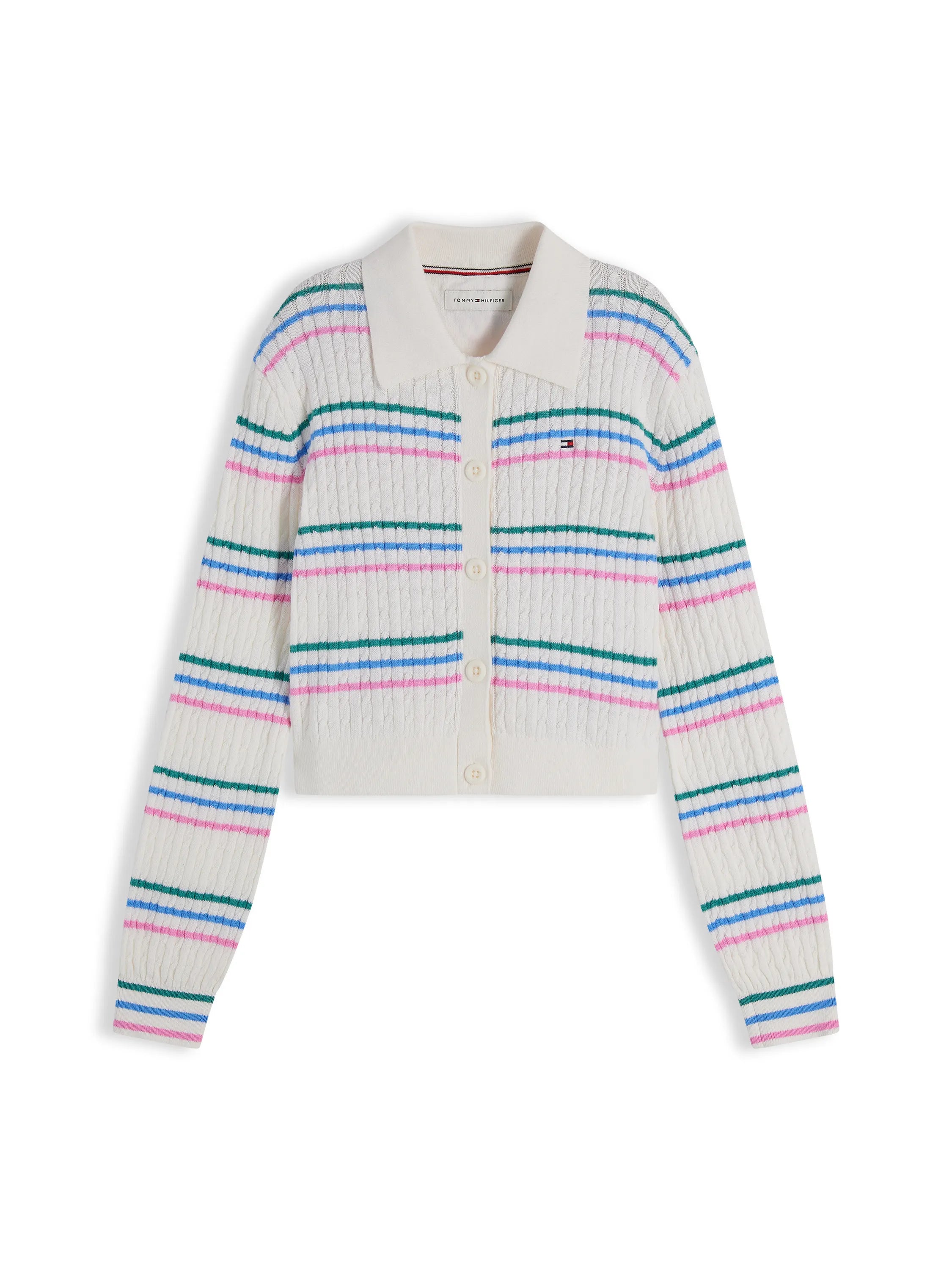 Strickcardigan aus Baumwollmix
