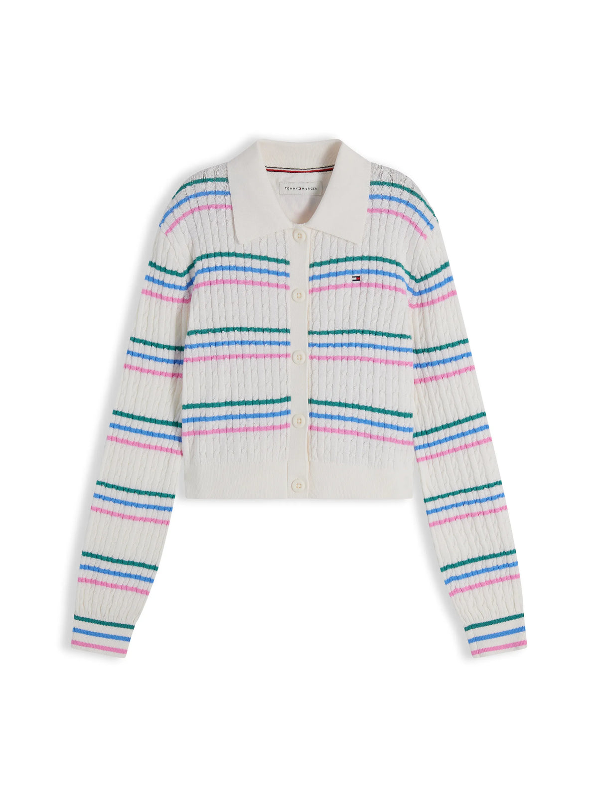 Strickcardigan aus Baumwollmix