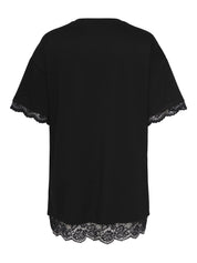 T-Shirt-Kleid CARLISE mit Spitzen-Details