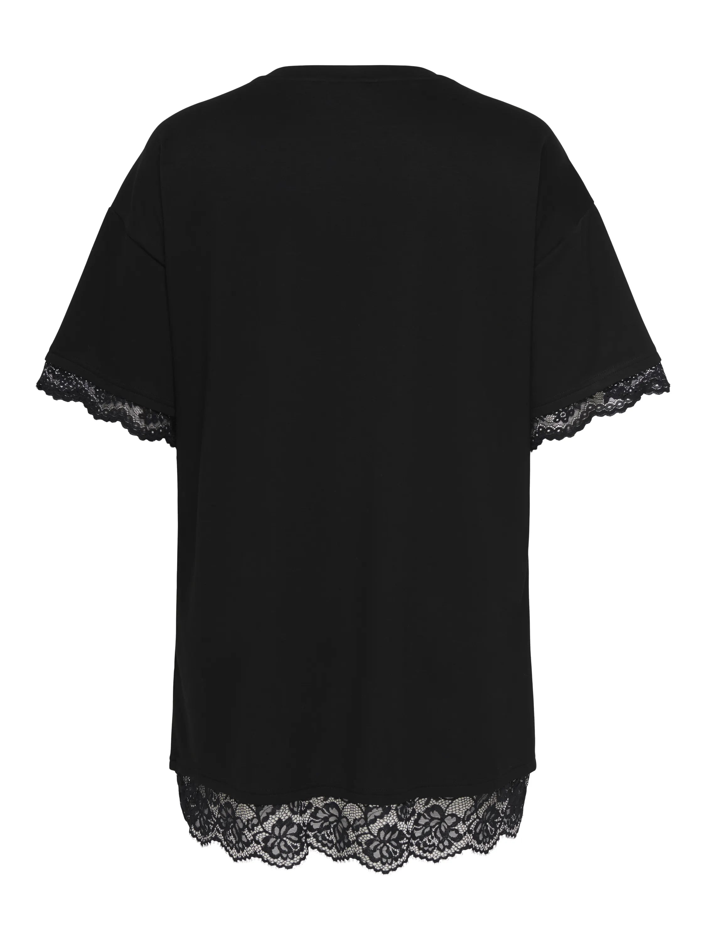T-Shirt-Kleid CARLISE mit Spitzen-Details