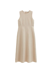 Leinenkleid Midi ärmellos