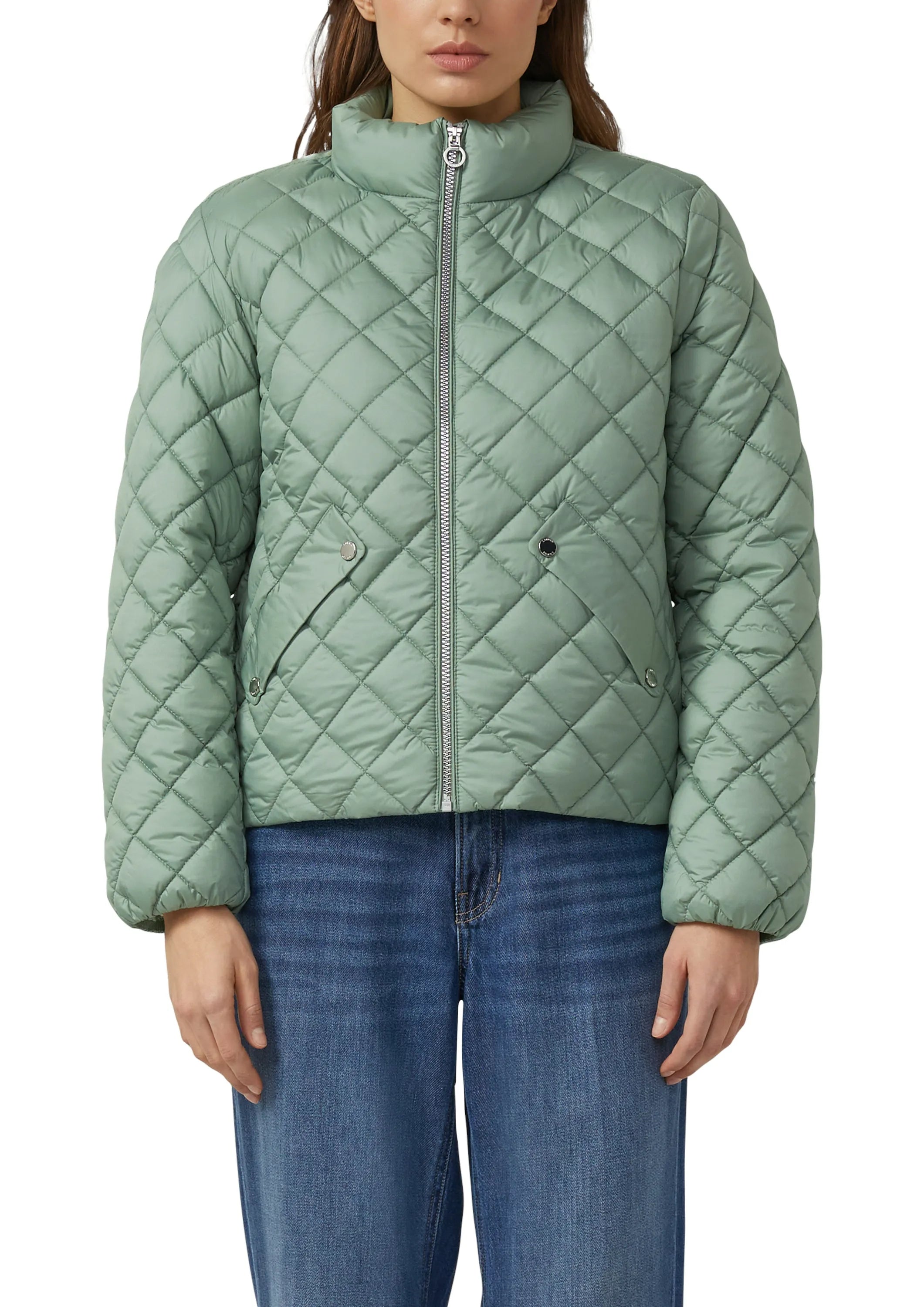 Steppjacke mit Stehkragen
