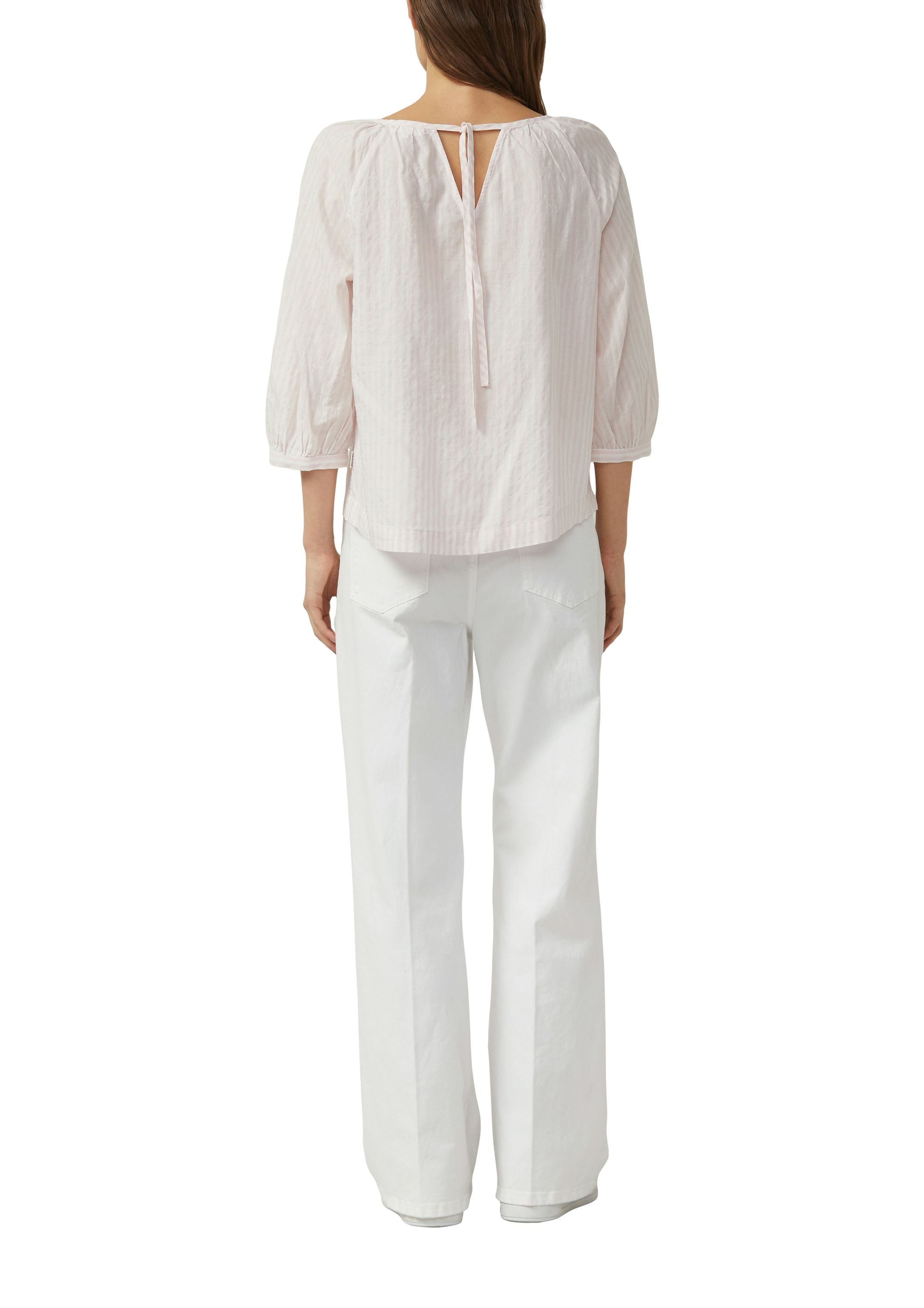 Bluse Relaxed Fit aus Baumwollmix