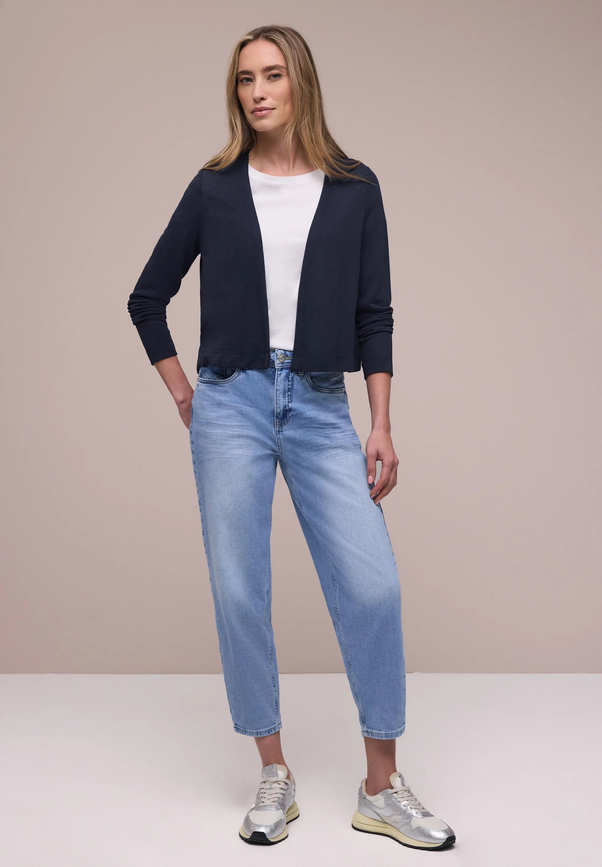 Strickcardigan aus Viskosemix