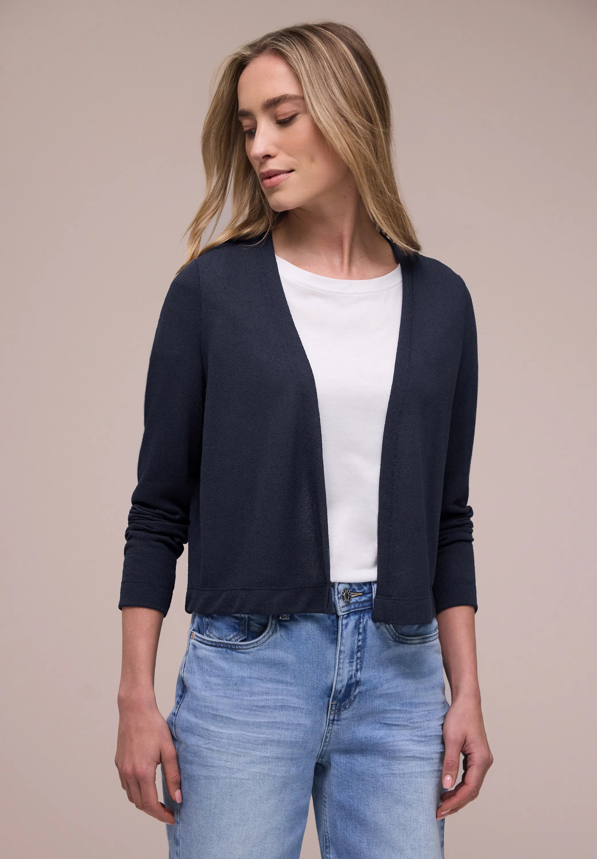 Strickcardigan aus Viskosemix